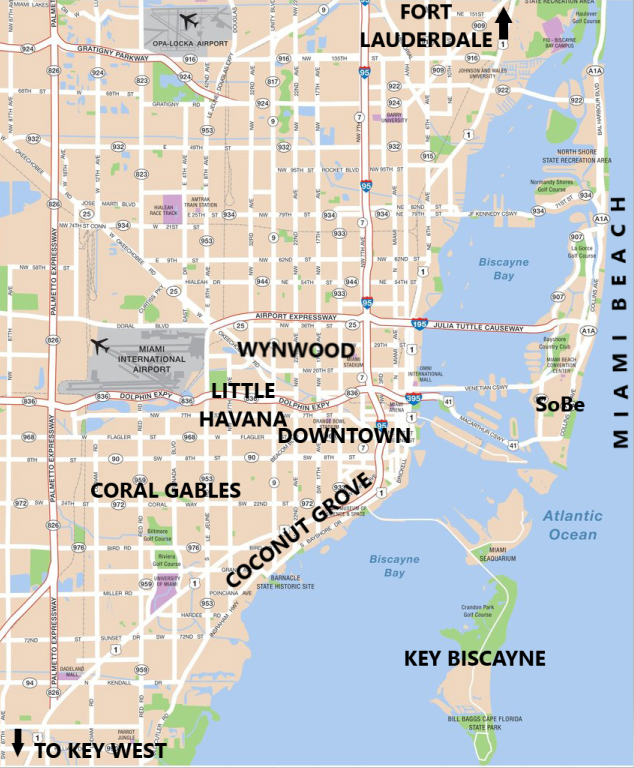 MIAMI MAP